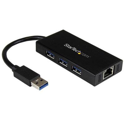 Portable USB 3.0 Hub w GbE TAA Portable USB 3.0 Hub w GbE TAA